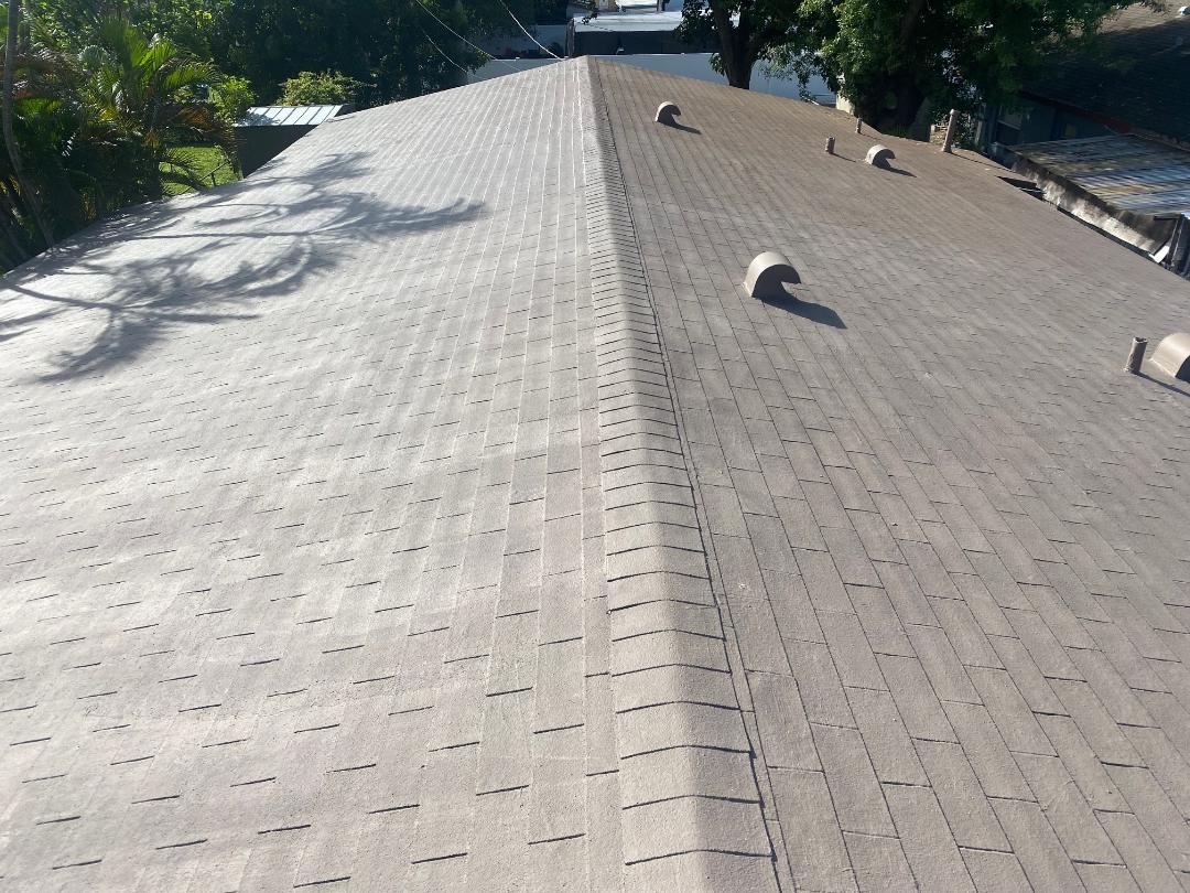 Roof Shield System being applied to a shingle tile roof in Davie, FL