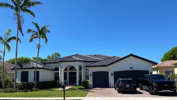 South Florida tile roof after Roof Shield coating — restored and weatherproofed