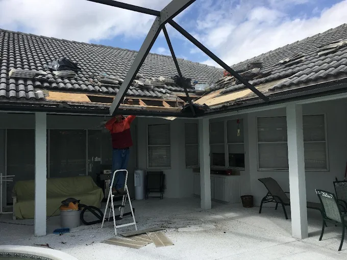 Older Spanish Tile Full Restoration — Before
